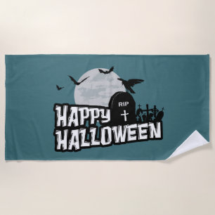 Serviette De Plage Joyeux Halloween