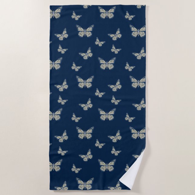 Serviette de plage juive Monarch (Devant)