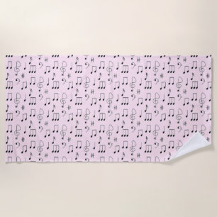 Serviette De Plage Just Noté Rose