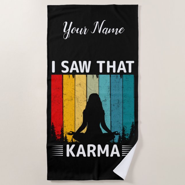 Serviette De Plage Karma Saw (Devant)
