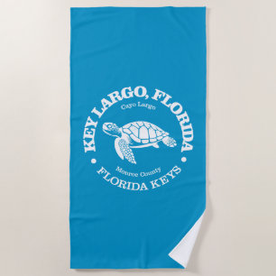 Serviette De Plage Key Largo (tortue de mer)