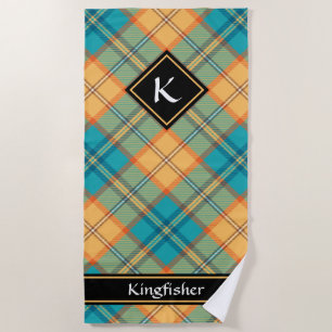 Serviette De Plage Kingfisher Tartan Beach Towel