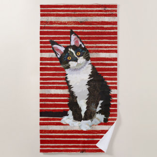 SERVIETTE DE PLAGE KITTY CAT