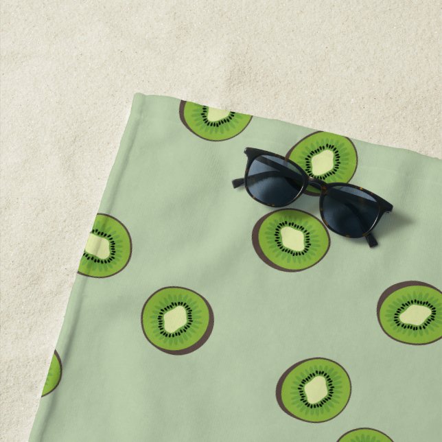 Serviette De Plage Kiwi (En situation)