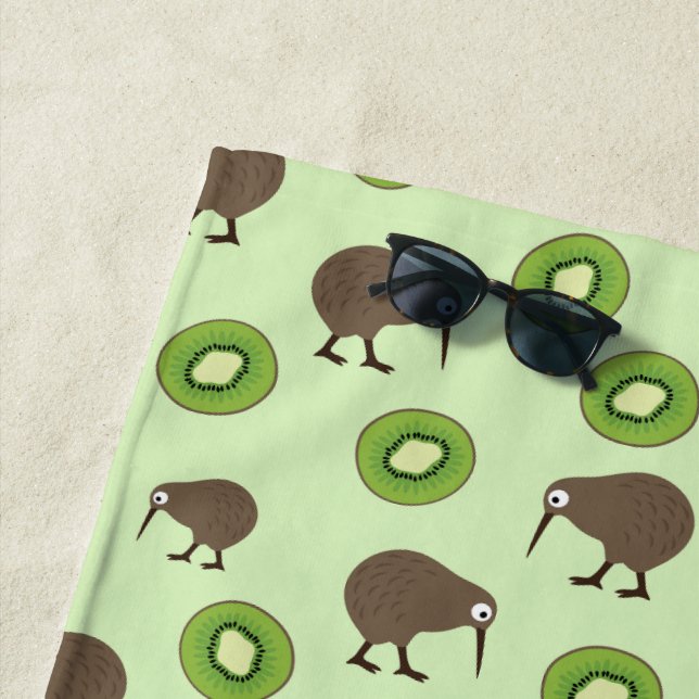 Serviette De Plage Kiwi (En situation)