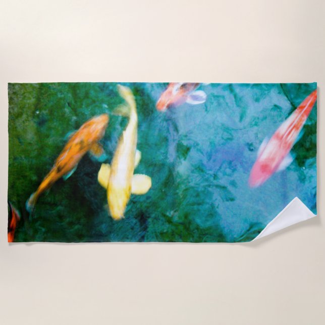 Serviette De Plage Koi Fish (Devant)