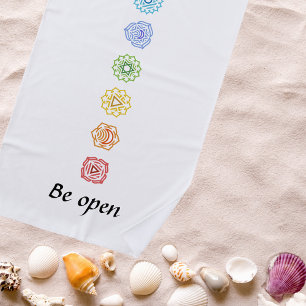 Serviette De Plage Kundalini Yoga Chakras être ouvert