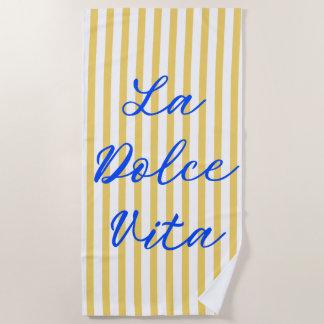 Serviette De Plage La Dolce Vita Vibes d'été italiennes