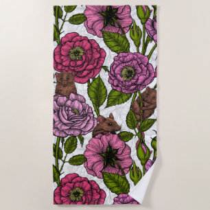 Serviette De Plage La fête des souris