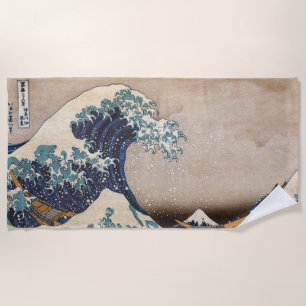 Serviette De Plage La Grande Vague au large de Kanagawa