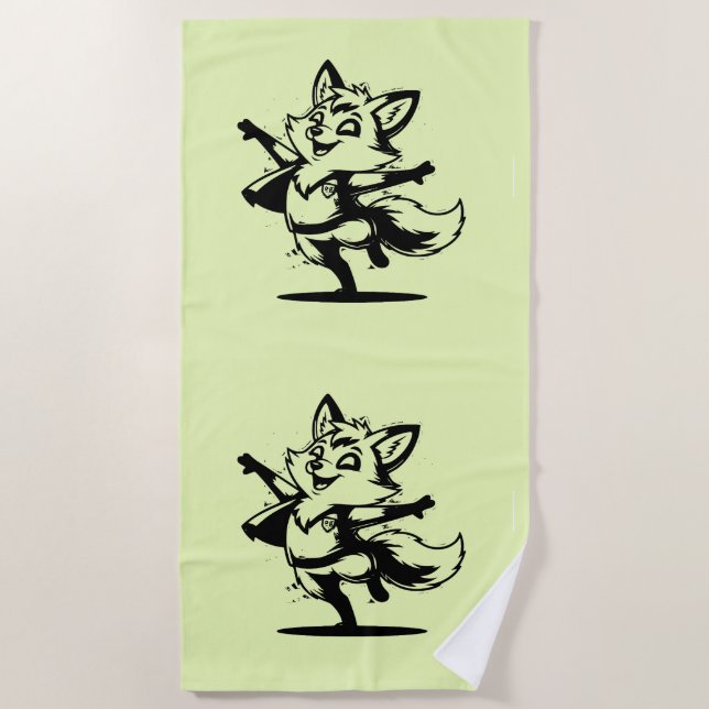 Serviette De Plage La nature vous donne une voix (Devant)