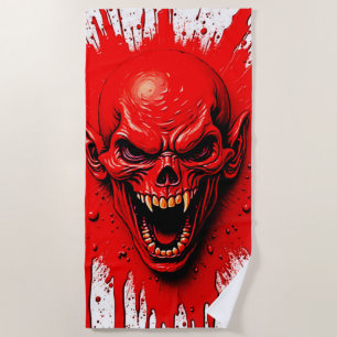 Serviette De Plage La soif de sang : le vengeful Vampire