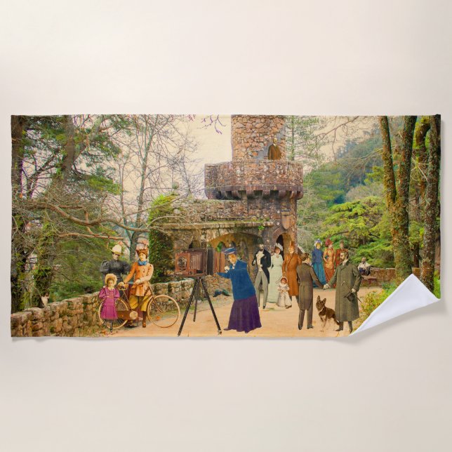 Serviette De Plage La torre de la Quinta da Regaleira (Portugal) (Devant)