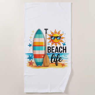 Serviette De Plage La vie de plage 