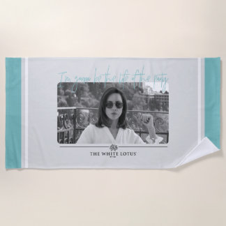 Serviette De Plage La vie du Parti - Le Lotus Blanc