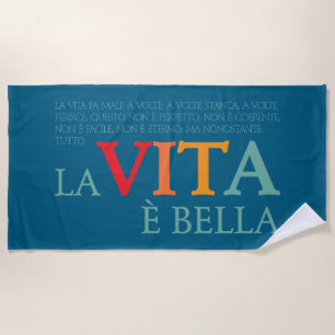 Serviette De Plage La vie est belle