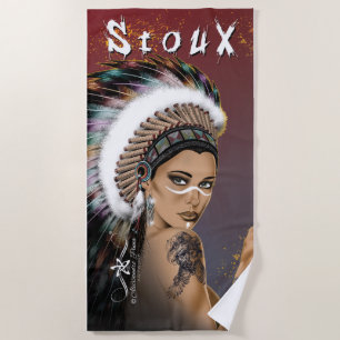 Serviette De Plage Lady Sioux