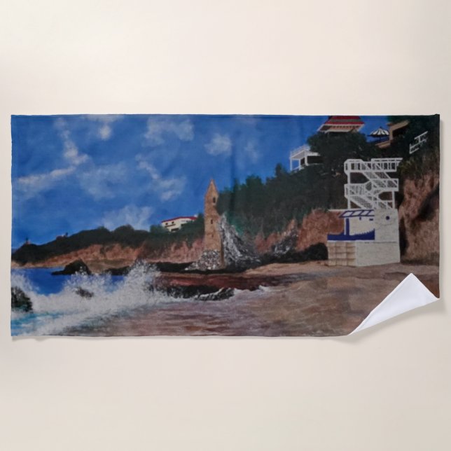 Serviette De Plage Laguna de la plage Victoria (Devant)