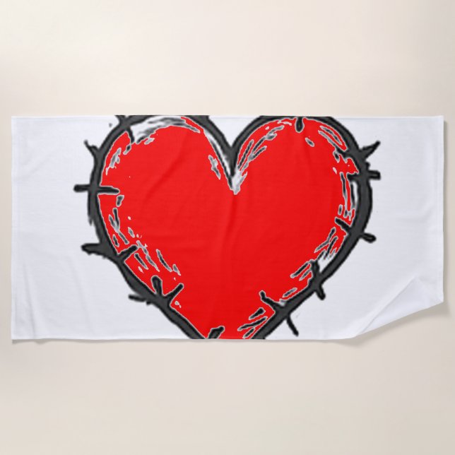 Serviette De Plage L'amour est (Devant)