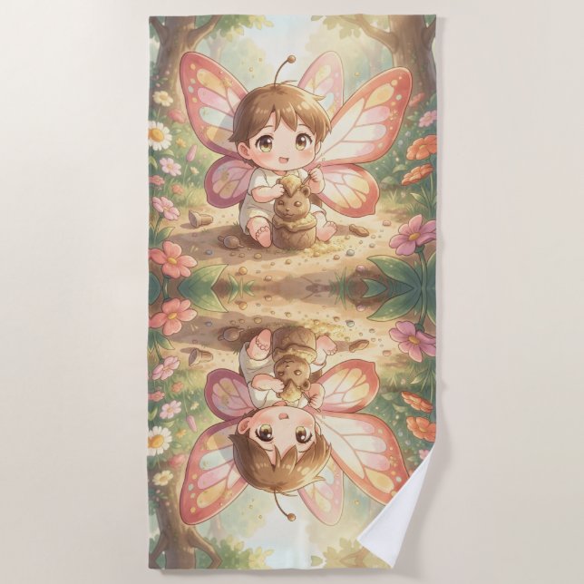 Serviette De Plage L'Artiste Nectar.4 (Devant)