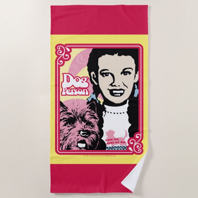 Serviette De Plage L'Assistant D'Oz™ | Dorothy™ & Toto™ - Personne de (Devant)