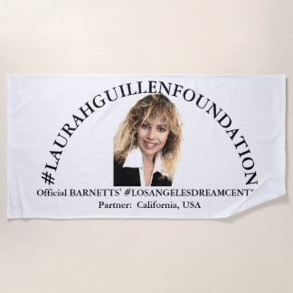 SERVIETTE DE PLAGE #LAURAHGUILLENFOUNDATION & #LOSANGELESDREAMCENTER