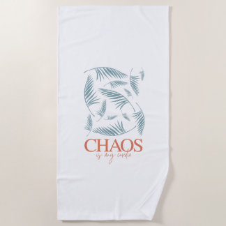 Serviette De Plage Le chaos est mon cardio