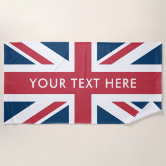 Serviette De Plage Le drapeau britannique Union Jack
