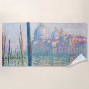 Serviette De Plage Le Grand Canal à Venise par Claude Monet