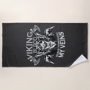 Serviette De Plage Le sang vif