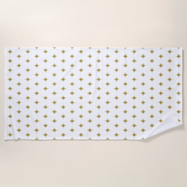Serviette De Plage Le soleil et la lune (Devant)