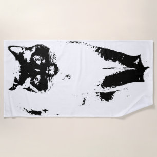 Serviette De Plage Le vrai sauveteur