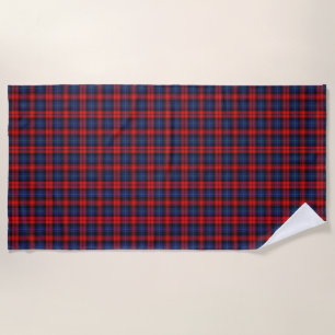 Serviette De Plage L'écossais accentue le tartan de MacLachlan de