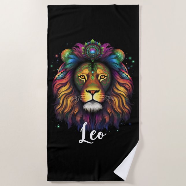 Serviette De Plage Leo Beach Towel (Devant)