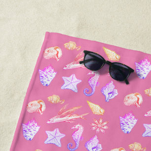 Serviette De Plage Les créatures de l'océan