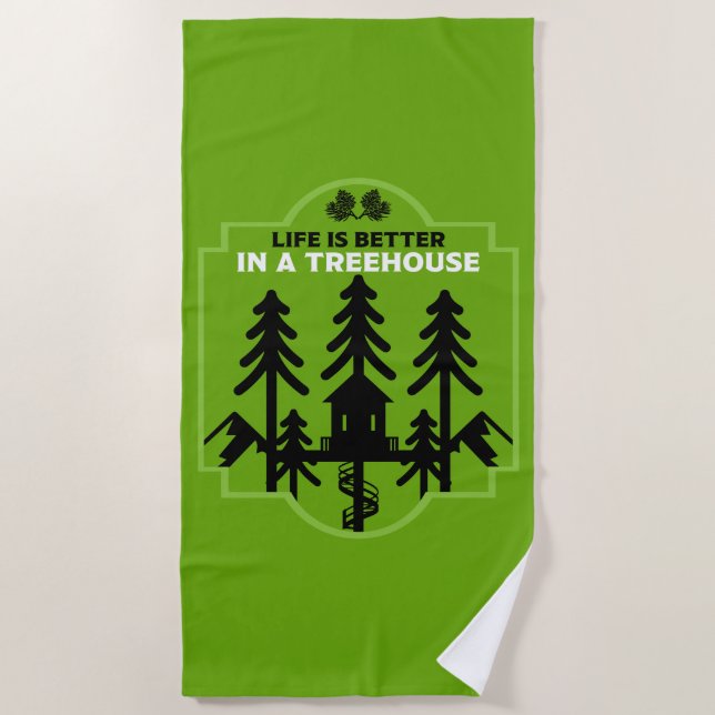 Serviette De Plage Les Enfants De Treehouse Retournent À L'École (Devant)