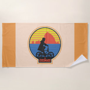 Serviette De Plage Les Goonies Retro Mikey équitation Vélo Graphique