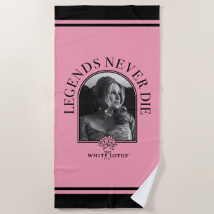 Serviette De Plage Les légendes ne meurent jamais - Le Lotus Blanc