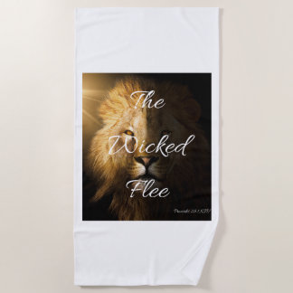 Serviette De Plage Les méchants fleurissent 28:1 KJV Beach Towel