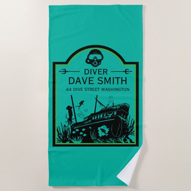 Serviette De Plage Les naufrages (Devant)