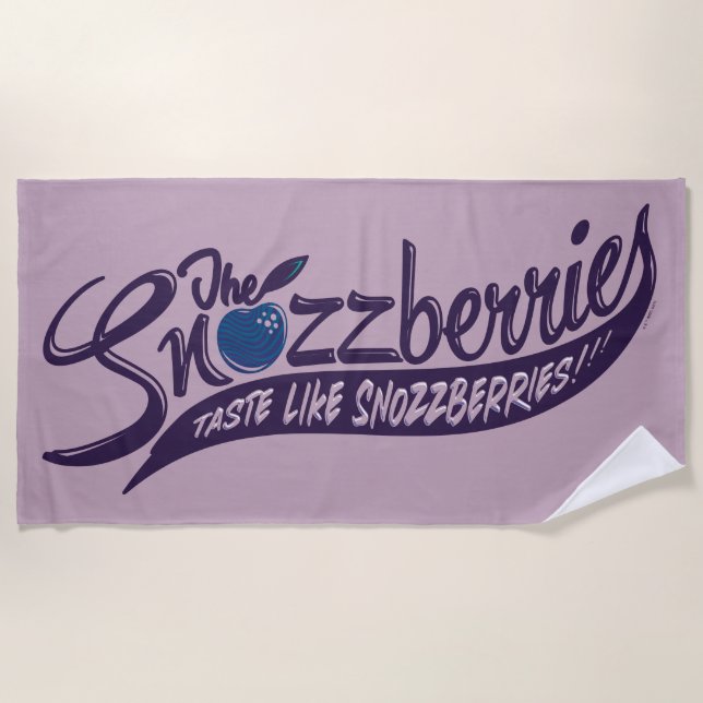 Serviette De Plage Les Snozzberries Goûtent Comme Les Snozzberries ! (Devant)