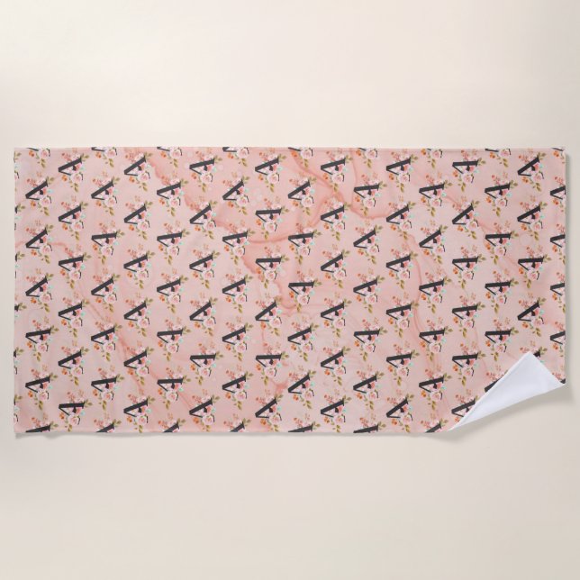 Serviette De Plage Lettre A (Devant)