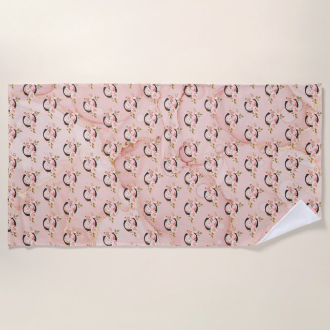 Serviette De Plage Lettre C (Devant)
