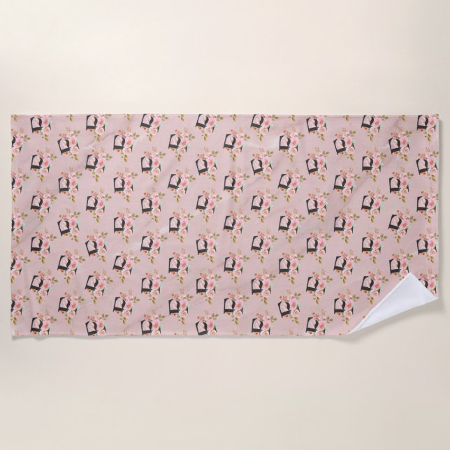 Serviette De Plage Lettre F (Devant)