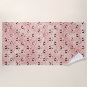 Serviette De Plage Lettre P