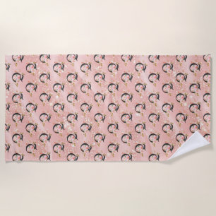 Serviette De Plage Lettre Q