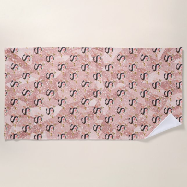 Serviette De Plage Lettre S (Devant)