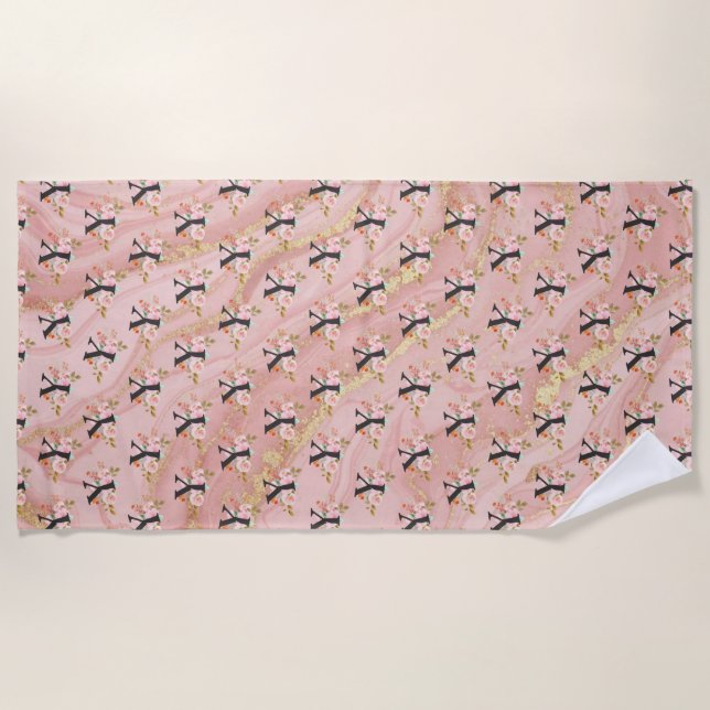 Serviette De Plage Lettre Y (Devant)