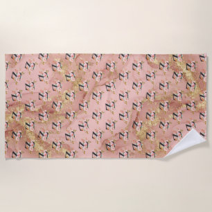 Serviette De Plage Lettre Z