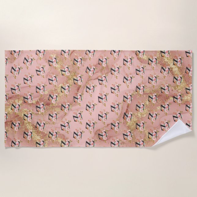 Serviette De Plage Lettre Z (Devant)